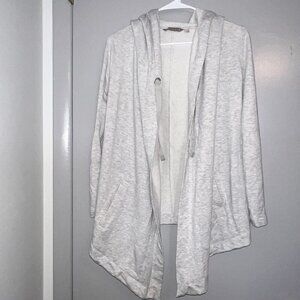 Athleta A-Line Hooded Vista Wrap Grey Jacket Size XXS